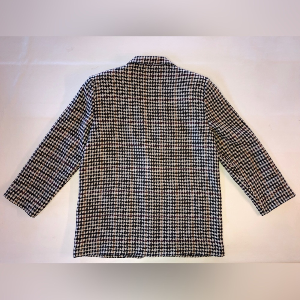 Vintage Houndstooth One-Button Boxy-Fit Sag Harbor Blazer (12) - Picture 8 of 16